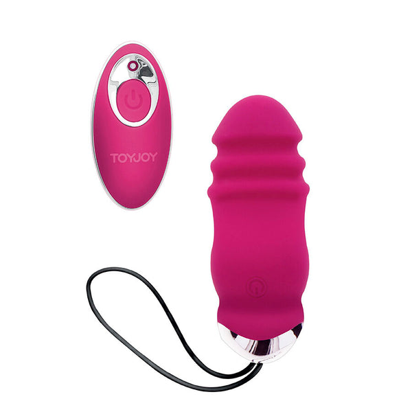 Happiness sunn side movimiento arriba y abajo vibrador control remoto fucsia