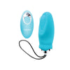 Happiness im so eggcited vibrador con control remoto azul