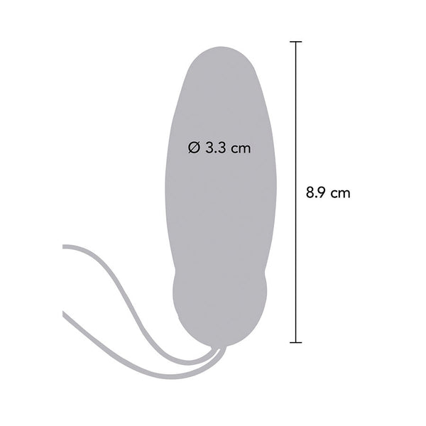 Happiness im so eggcited vibrador con control remoto azul