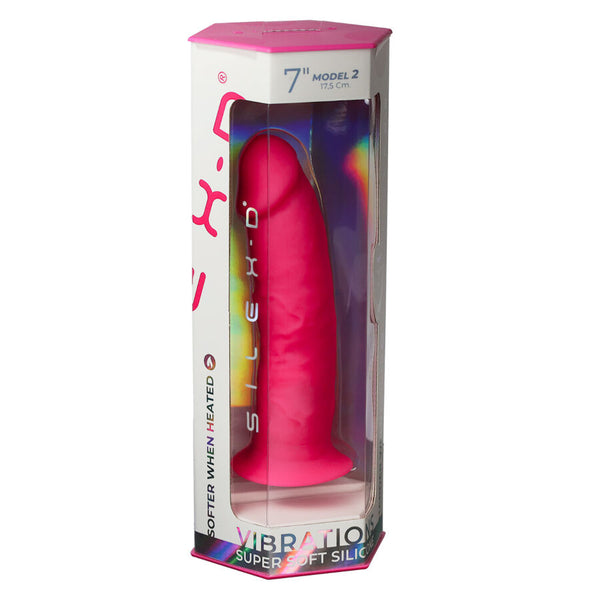 Silexd pene realístico modelo 2 rosa con control remoto lrs 17 cm