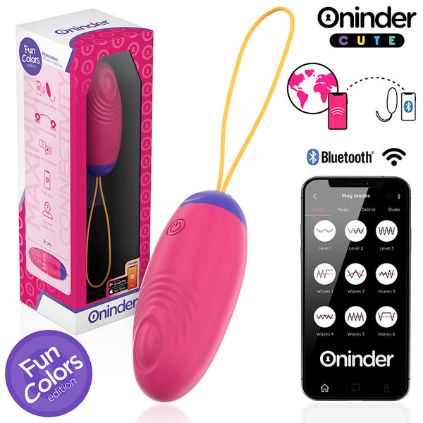 Oninder love pleasure huevo vibro wave tapping silicona app mundial gratuita