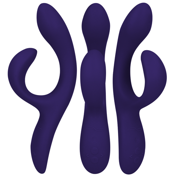 Nova 3 vibrador rabbit azul medianoche