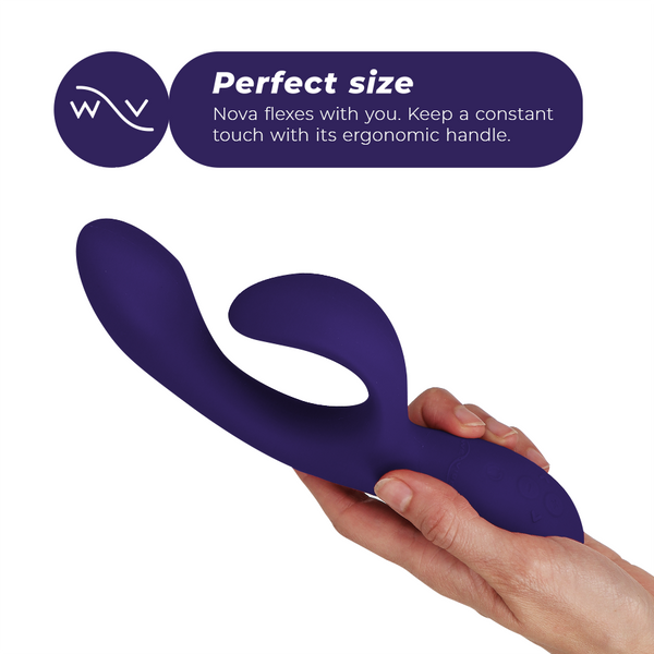 Nova 3 vibrador rabbit azul medianoche