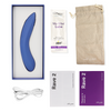 Rave 2 vibrador Punto G azul