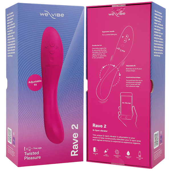 Rave 2 vibrador Punto G azul