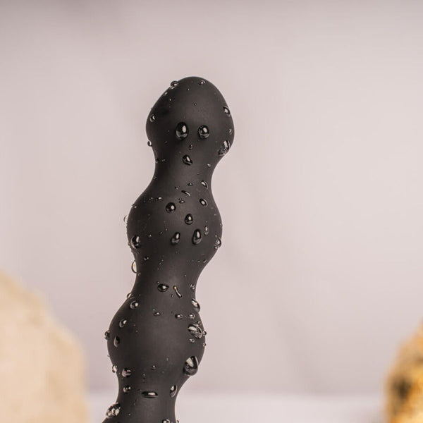 Petite sensations pearls plug anal vibrador negro