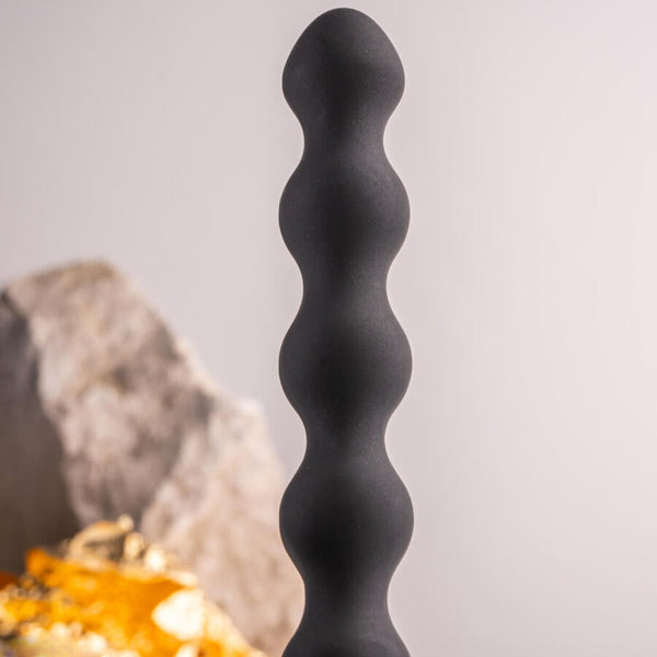 Petite sensations pearls plug anal vibrador negro