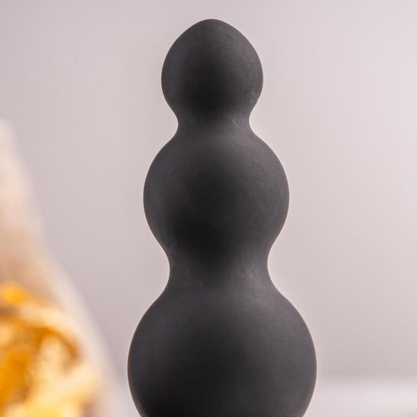 Petite sensations bubbles plug anal vibrador negro