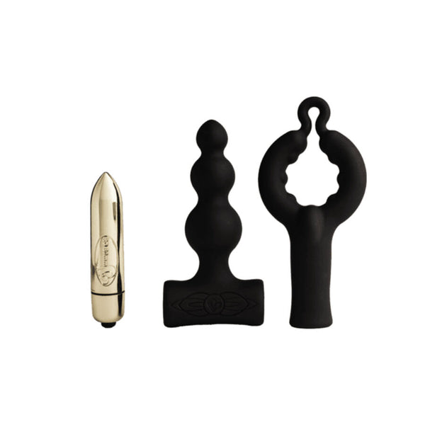 Petite sensations bubbles plug anal vibrador negro