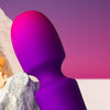 Glo girl vibrador wand mini morado