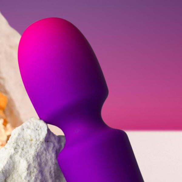 Glo girl vibrador wand mini morado