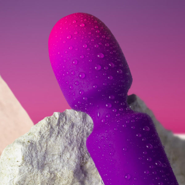 Glo girl vibrador wand mini morado
