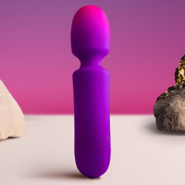Glo girl vibrador wand mini morado