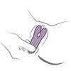 Glo girl bunny vibrador flexible morado