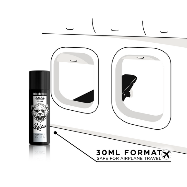 Black anal relaxing con jojoba base silicona 30 ml