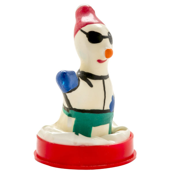 Condomerie preservativo decorativo pintado a mano snowboard xl