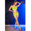 Chilirose cr 4866 set top y short verde neón s m