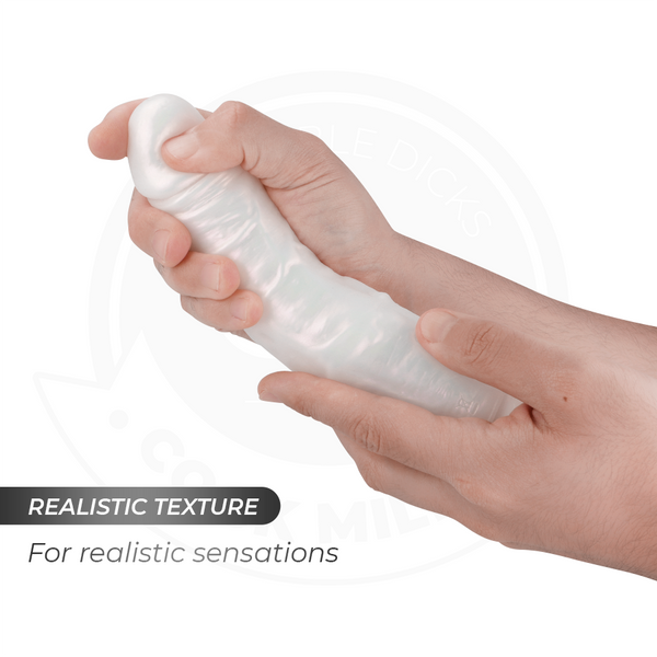 Dildo de silicona con luces, vibración y control remoto 20,5 cm