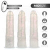 Dildo de silicona con luces, vibración y control remoto 20,5 cm