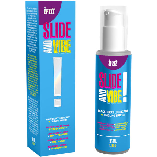 Intt lubricante íntimo besable base agua con efecto vibración 35 ml