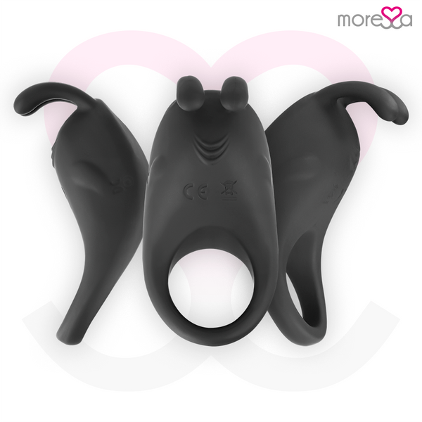 Moressa brad premium silicone recargable negro