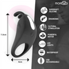 Moressa brad premium silicone recargable negro