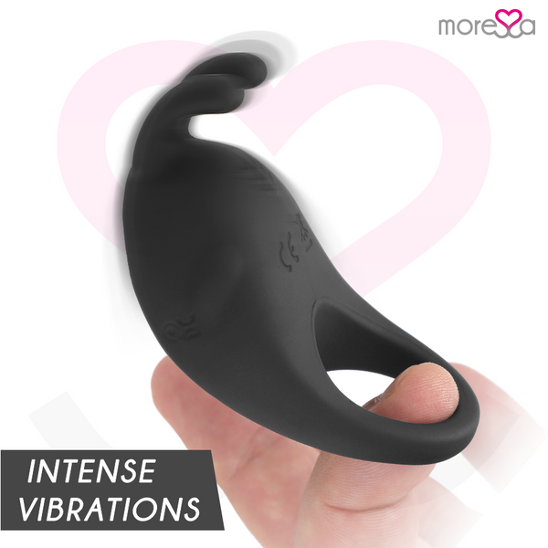 Moressa brad premium silicone recargable negro