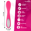 Moressa druso masajeador duo Punto G y suero pelvico premium silicone recargable