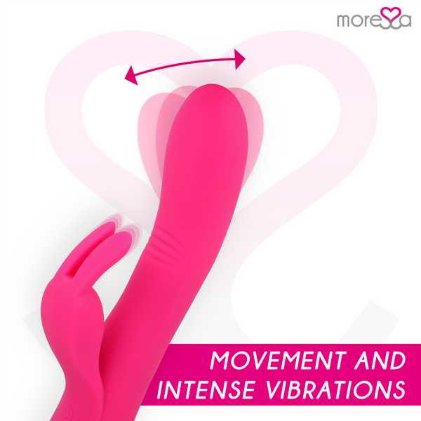Moressa ethan efecto wave mas potente vibración premium silicone recargable