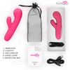 Jerry clip vibrador Punto G y clítoris premium silicone recargable