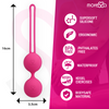 Moressa osian two entrenamiento suelo pelvico 101gr premium silicona rosa