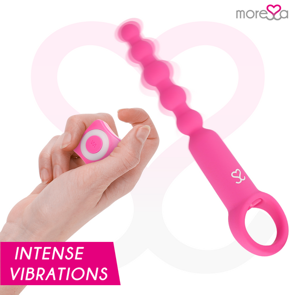 Moressa ronie potente rosario anal control remoto rosa