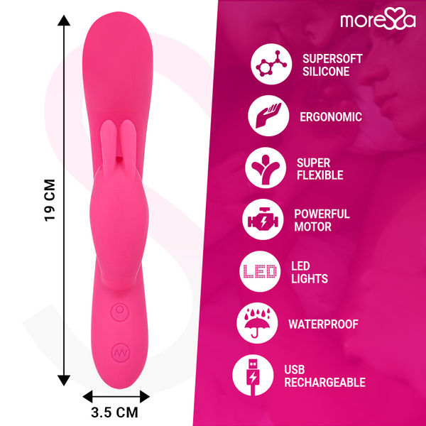 Moressa telmo tickling clitorial premium silicone recargable