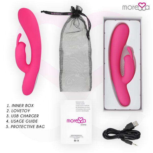 Moressa telmo tickling clitorial premium silicone recargable