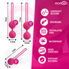 Moressa osian set premium silicona rosa (osian one 51 g osian two 101 g osian three 85 g)