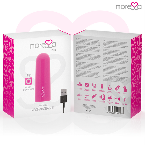 Nix potente vibrador multi juegos control remoto rosa