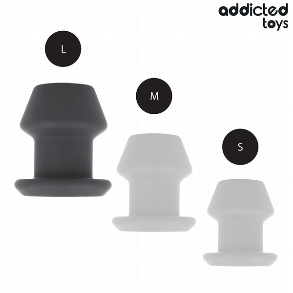 Addicted plug anal hueco extrem silicona talla l 10 4 cm