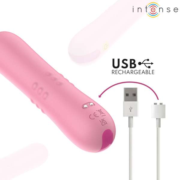 Barbara vibrador con perlas giratorias