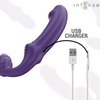 Jill vibrador doble 20 cm violeta control remoto