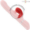 Lele vibrador multifunción rotatorio y oscilación y estimulación rojo