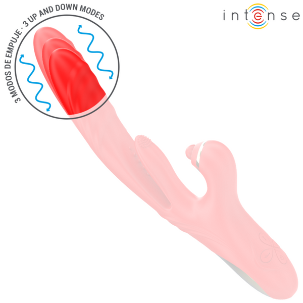 Rosalia vibrador multifunción 3 en 1 rojo