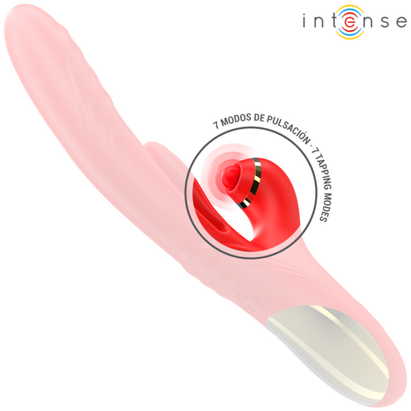 Rosalia vibrador multifunción 3 en 1 rojo