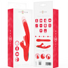 Rosalia vibrador multifunción 3 en 1 rojo