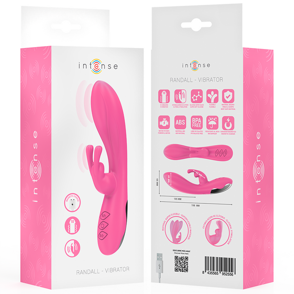 Randall vibrador rabbit 10 vibraciones rosa