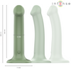 Becca vibrador con ventosa 10 vibraciones verde control remoto