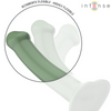 Becca vibrador con ventosa 10 vibraciones verde control remoto