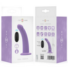 Eddie vibrador 17 5 cm 10 vibraciones morado control remoto