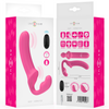 Amy vibrador doble 20 cm rosa control remoto