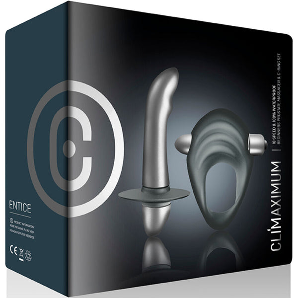 Entice kit anillo para pene con vibrador próstata principiantes