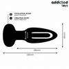 Vibradora y control remoto plug anal con lengua